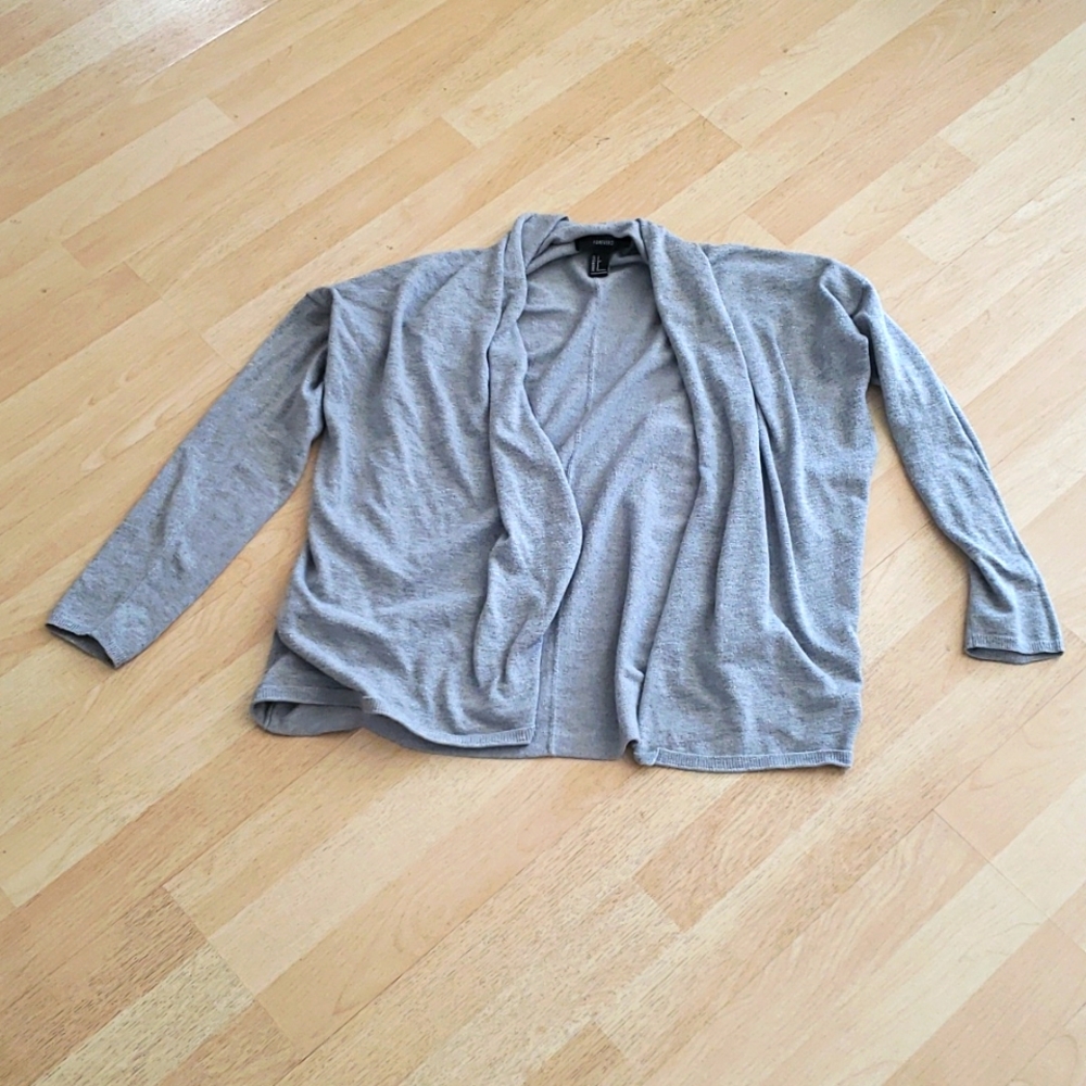 Forever 21 Grey Cardigan